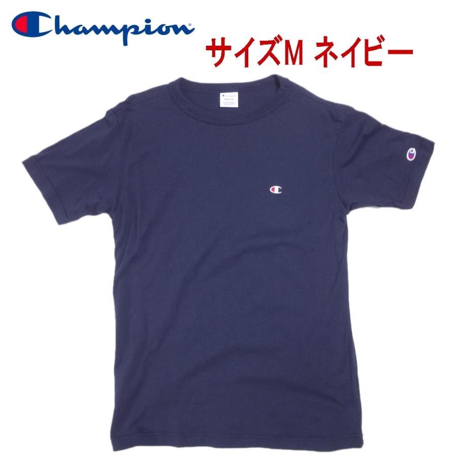 Champion（チャンピオン） Tシャツ C3-D355 サイズM ネイビー クルー