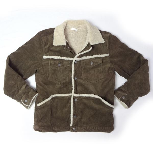 コーデュロイ ボア付きジャケット カバーオール サイズL メンズ カジュアル コーデュロイ ボア付きジャケット カバーオール サイズL メンズ