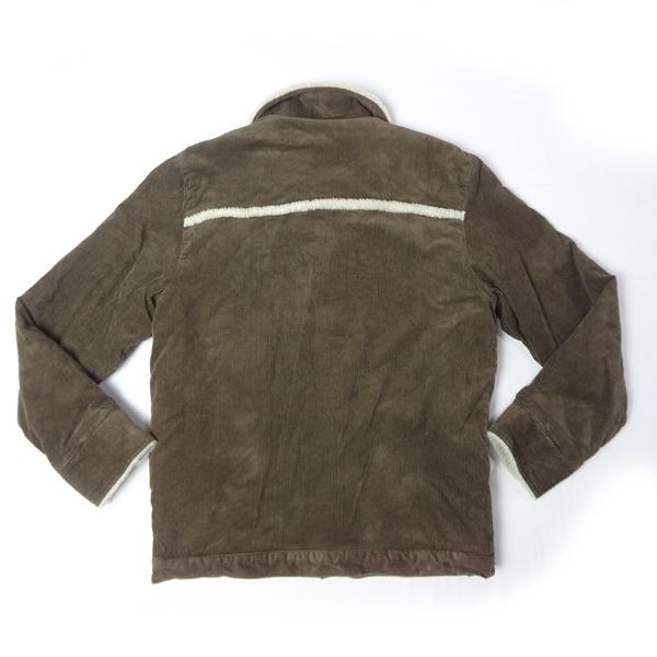 コーデュロイ ボア付きジャケット カバーオール サイズL メンズ