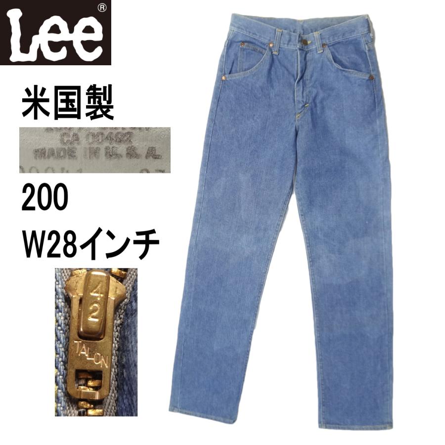 リー Lee デニム 米国製 200 ジーンズ W28インチ メンズ カジュアル ライダース 小さいサイズ Lee（リー） 米国製 200 ライダース ジーンズ メンズカジュアル RIDERS