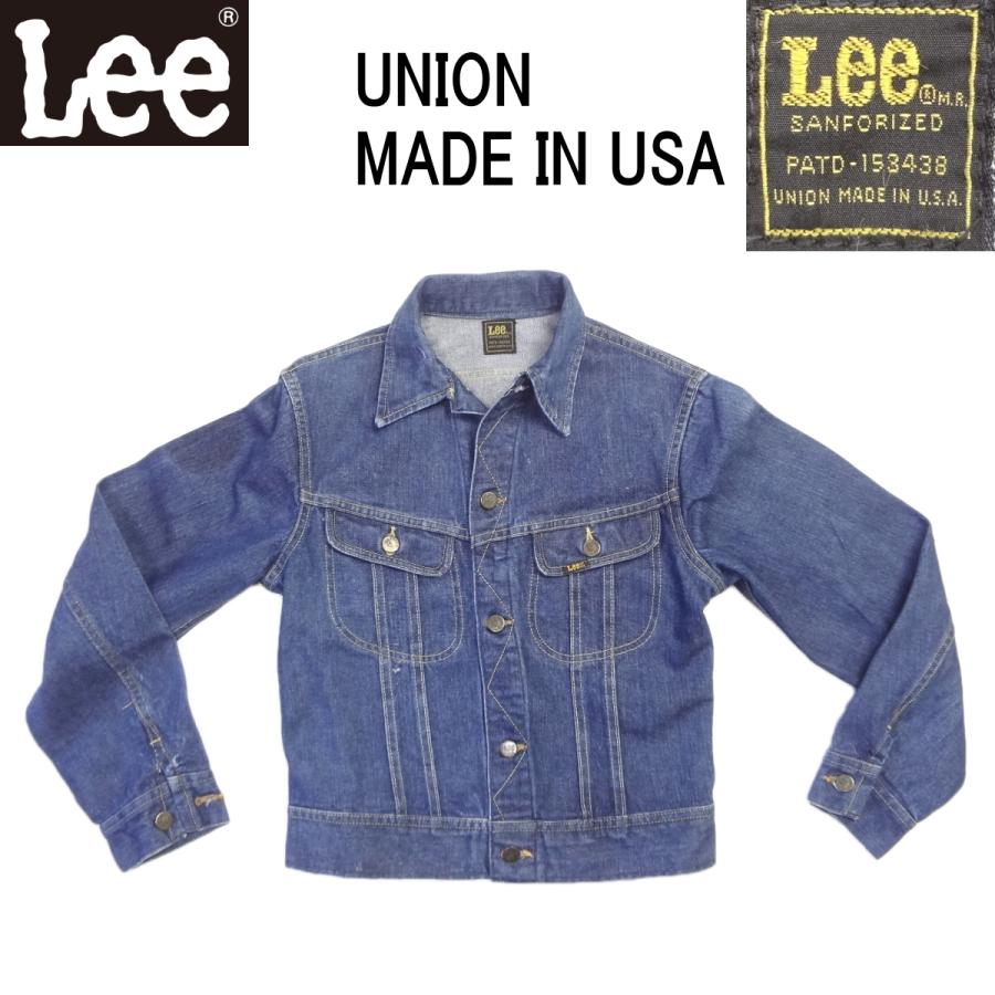 Lee（リー） ジージャン 古着 UNION MADE IN USA デニムジャケット