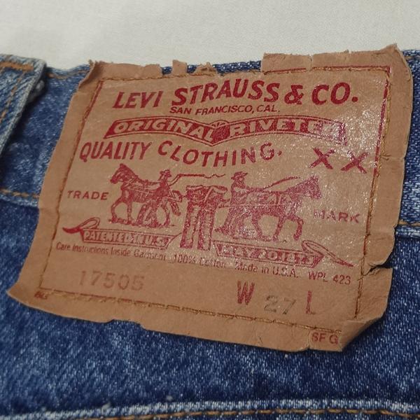 リーバイス 米国製 ジーンズ レディース Levi's 17505 W27インチ MADE IN THE USA｜kaneko｜09