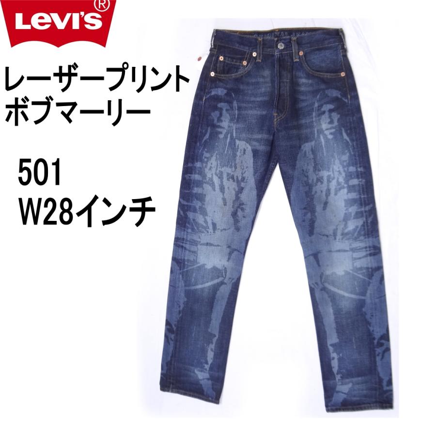 リーバイス ジーンズ 501 Levi's ボブマーレー レーザープリント Levi's（リーバイス） 501 Levi's ボブマーリー レーザープリント W28