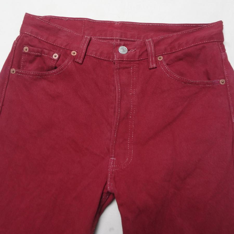 Levi's リーバイス 501 米国製 ジーンズ レッド 赤 W30インチ Levi's リーバイス 501 米国製 ジーンズ レッド 赤 W30インチ