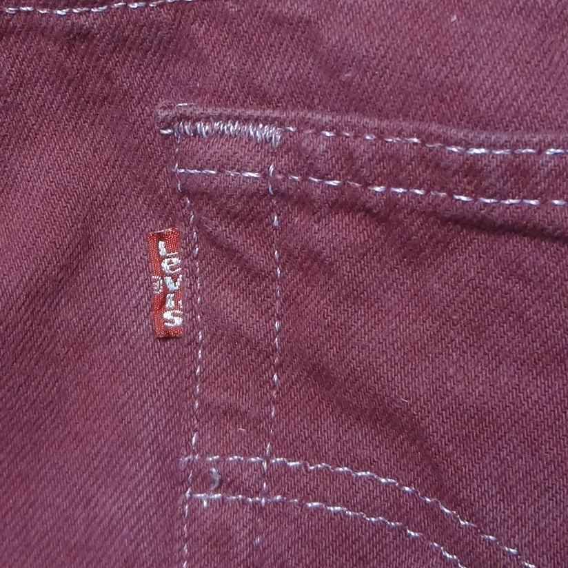 Levi's リーバイス 501 米国製 ジーンズ レッド 赤 W30インチ
