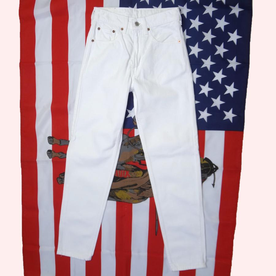 Levi's リーバイス 日本製 ホワイト 白 スリム 603 W26インチ Levi's リーバイス 日本製 ホワイト 白 スリム 603 W26インチ