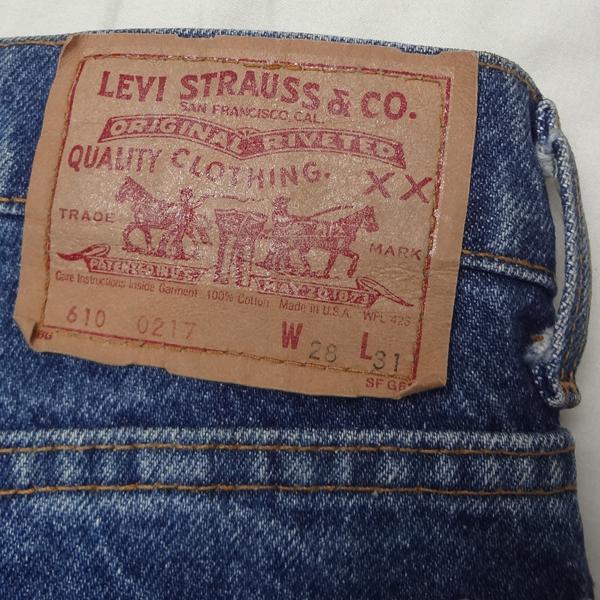 リーバイス ジーンズ 610 スリム 米国製 Levi's メンズ カジュアル 廃盤モデル W28 MADE IN THE USA｜kaneko｜10