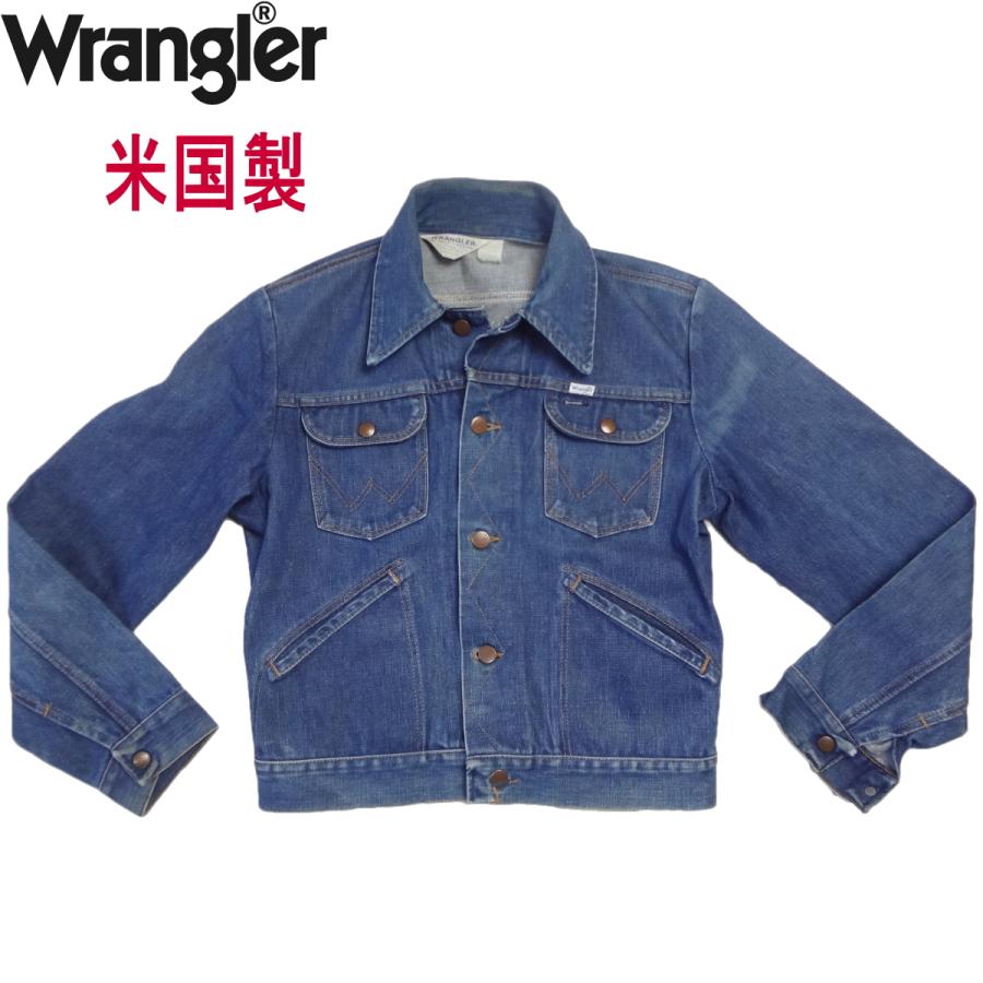 ラングラー Wrangler 米国製 USA製 ジージャン アメリカ製 デニムジャケット JEANS 古着 MADE IN THE USA