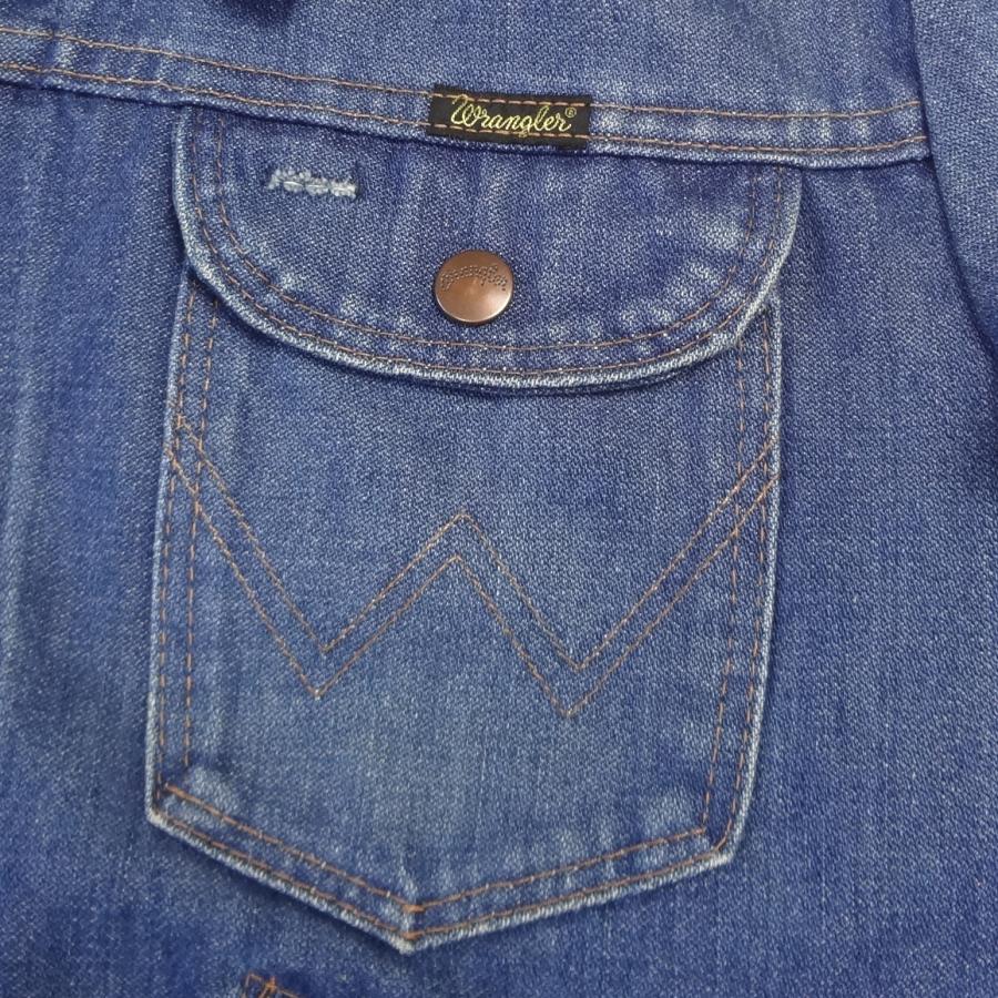 Wrangler デニムジャケット サイズ40 Wrangler ラングラー 米国製 USA製 ジージャン Gベスト サイズ40