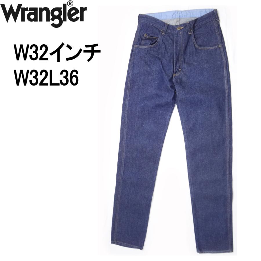 Wrangler（ラングラー） ジーンズ W32L36 W32インチ インディゴブルー