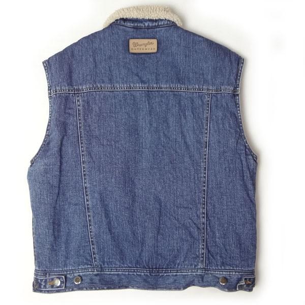 Wrangler（ラングラー） ジーンズ デニムベスト メンズ 大きいサイズ