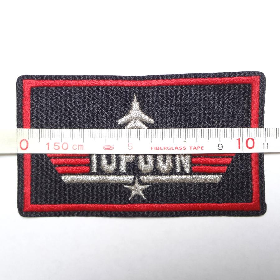 TOP GUN トップガン ワッペン 刺繍ワッペン ミリタリー アメリカン