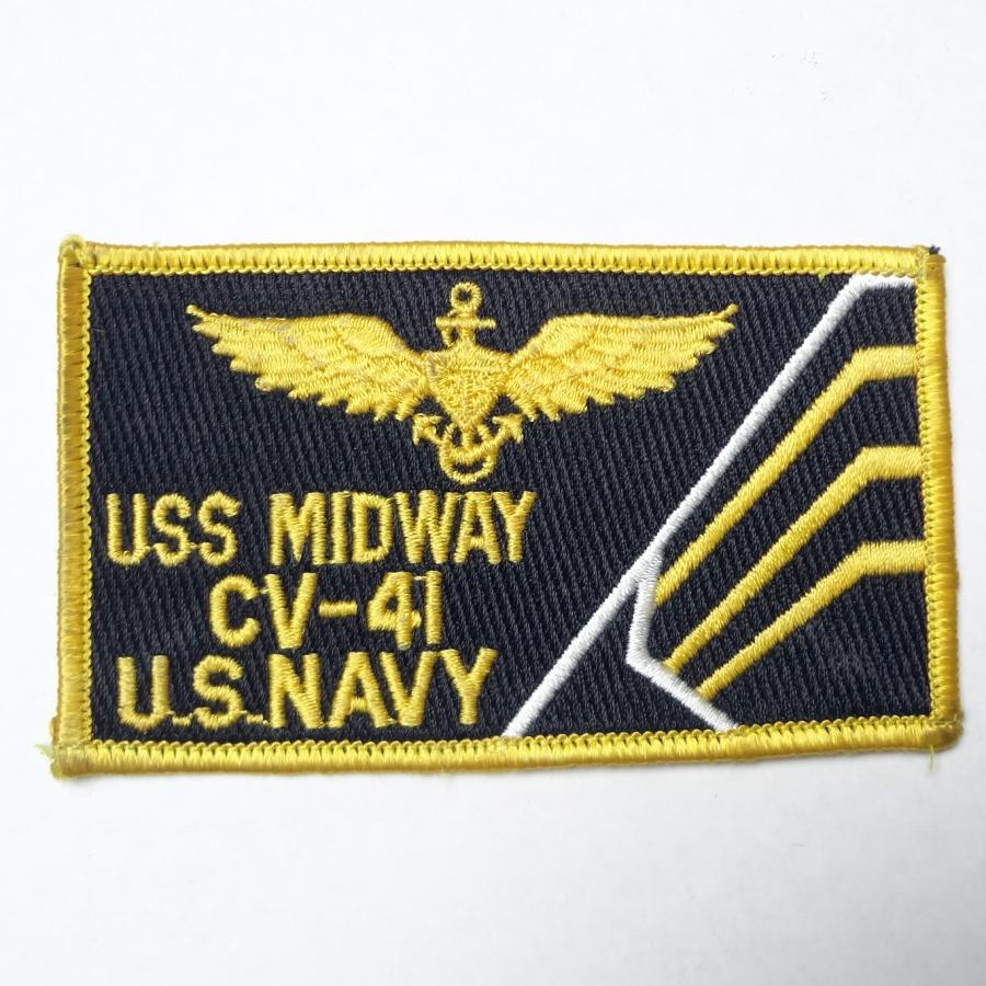 ヴィンテージ U.S.NAVY USS MIDWAY CV-41 ミッドウェイ 米海軍 空母