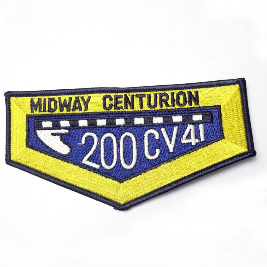 ヴィンテージ 米海軍 USS MIDWAY CV-41 CENTURION 200 着艦記念 刺繍