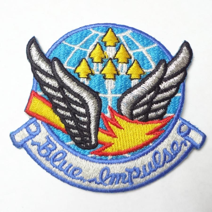 自衛隊 ワッペン ブルーインパルス Blue Impulse パッチ 国体 航空自衛隊 ブルーインパルス エンブレム 刺繍ワッペン Blue Impulse