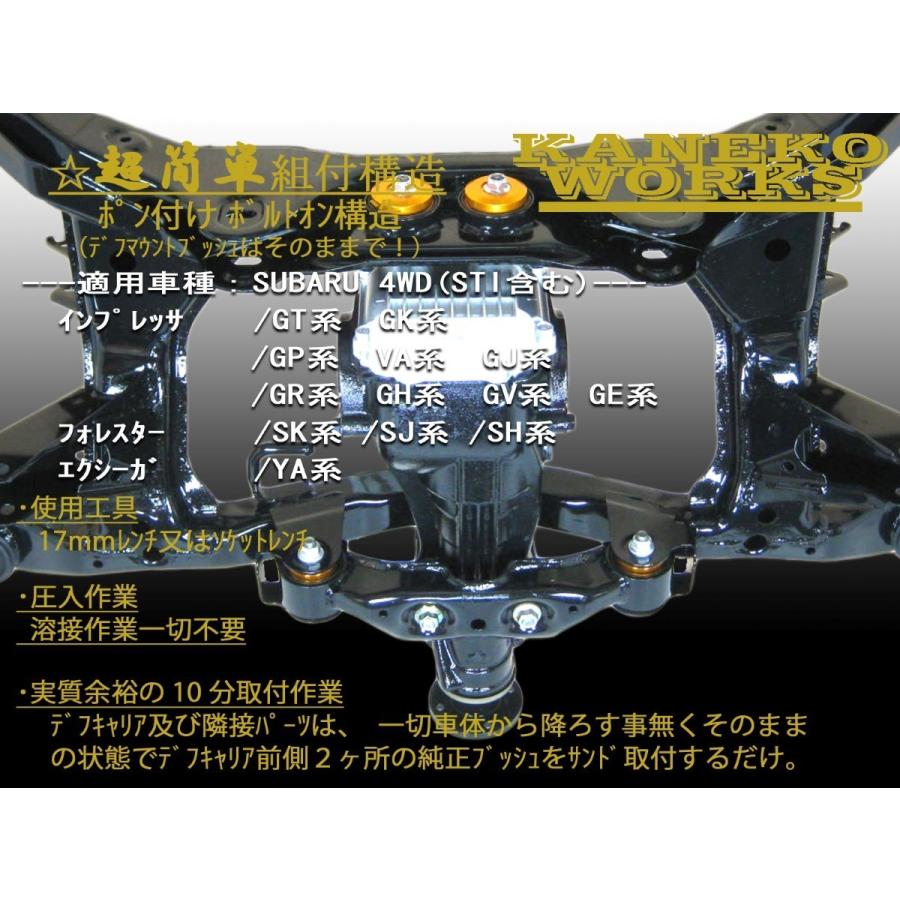 専用 インプレッサGP系 インプレッサ G4 GJ2 GJ3 GJ6 GJ7 A型 B型 C型 前期フロント