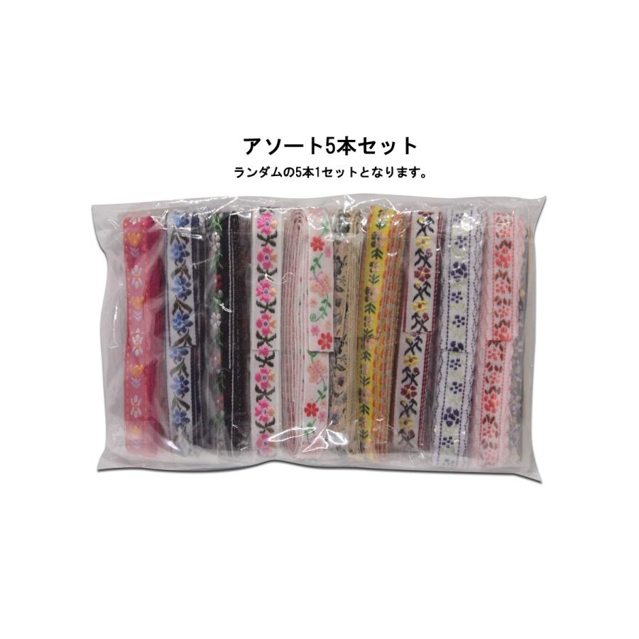 チロリアンテープ 1mカット BL1 5本アソート(おまかせ5本セット