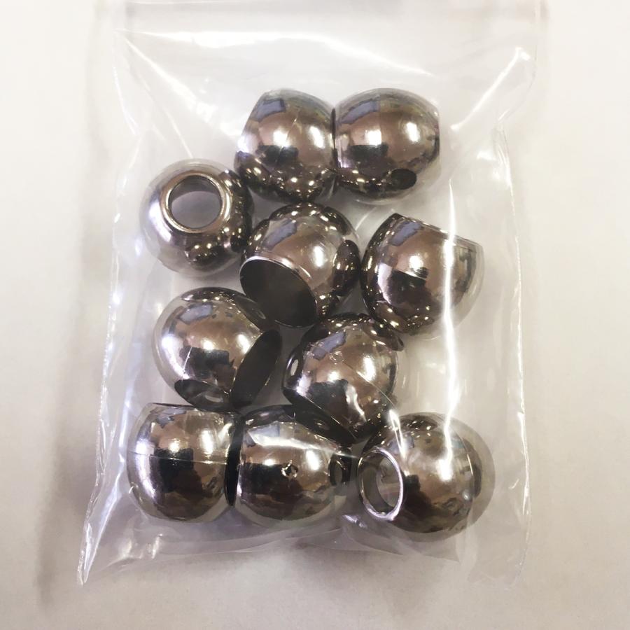 ループエンド 18mm 10個入 銀(シルバー) : 毛糸と手芸の店 カネコヤ 