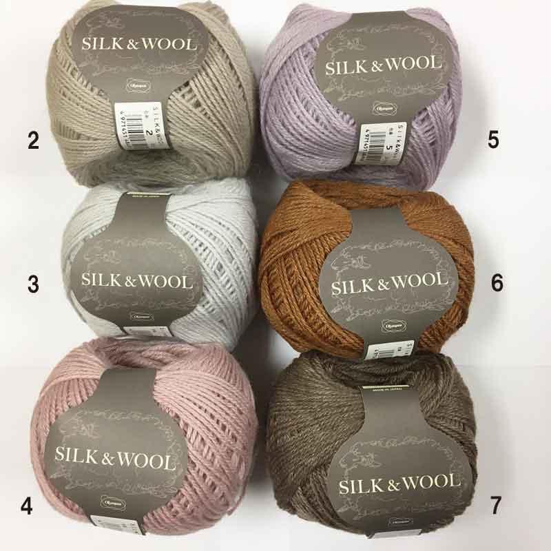 色番追加 OLYMPUS オリムパス SILK&WOOL シルク＆ウール 毛糸 : 毛糸と