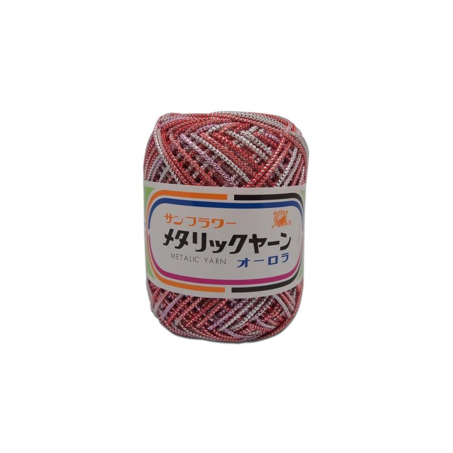 サンフラワー メタリックヤーン オーロラ #6000 太 (カラーNo. 304
