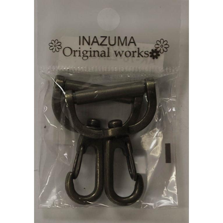 INAZUMA ネジ式ナスカン 25mm アンチックG 2入り : 毛糸と手芸の店