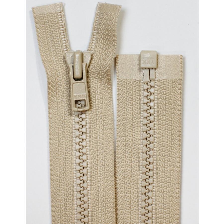 YKK ビスロンオープンファスナー 4VSDA 70cm 572 ベージ : 毛糸と