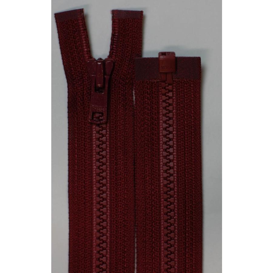 YKK ビスロンオープンファスナー 4VSDA 60cm 色番527 赤系 : 毛糸と