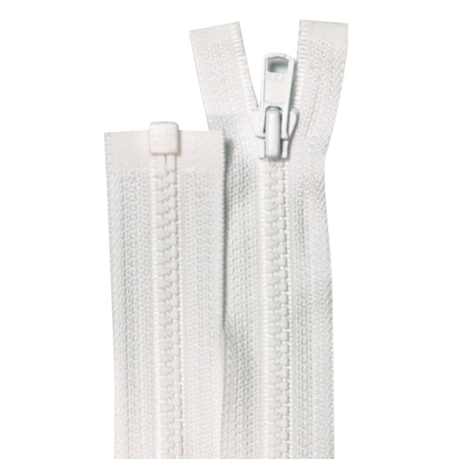 YKK ビスロンオープンファスナー 4VSDA 10cm 色番 501 白 : 毛糸と