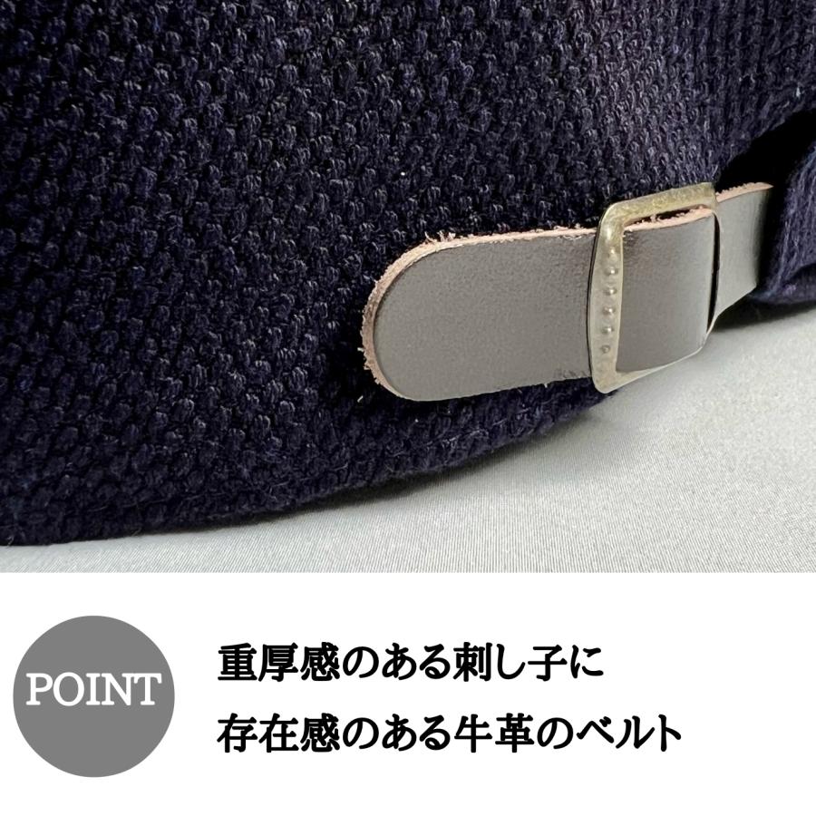 クリスマス 帽子 ワークキャップ メンズ 大きいサイズ 大きめ おしゃれ 紳士 シニア 60代 70代 80代 90代 達磨 だるま Tavae 藍染刺子 日本製 武州正藍染｜kanekoya1958｜13