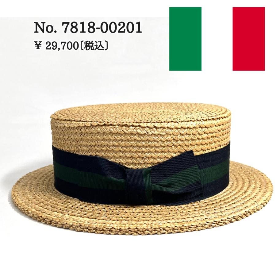カンカン帽 メンズ レディース 麦わら帽子 普通サイズ