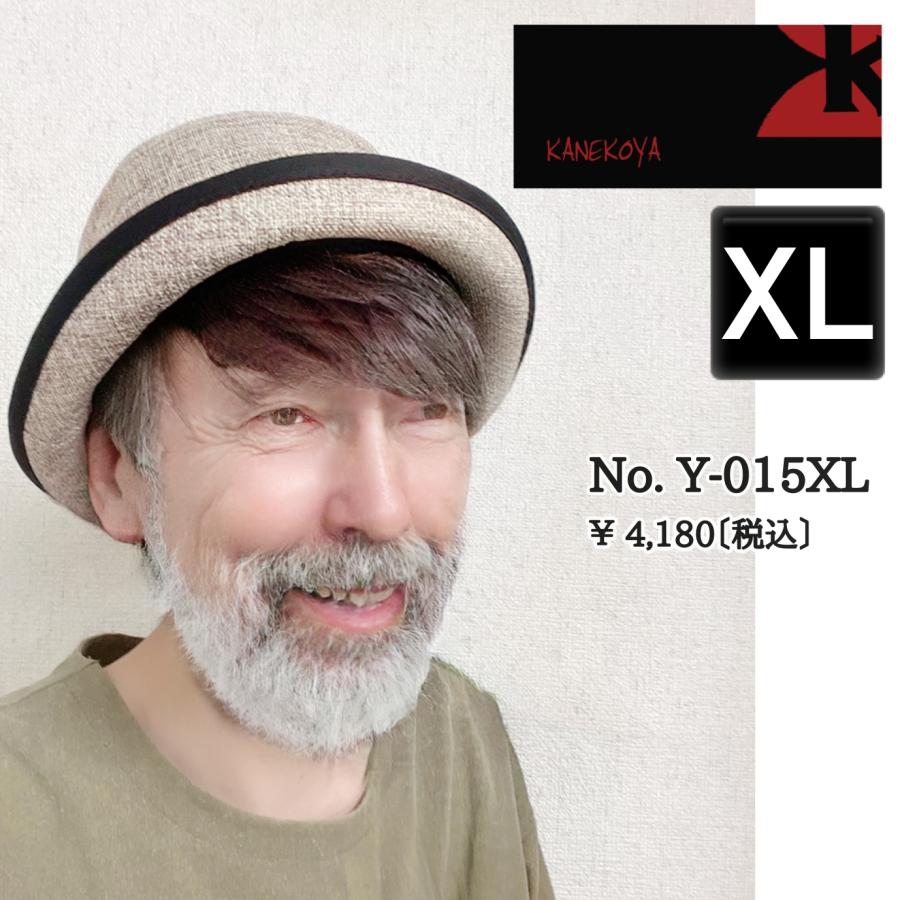 ハット 大きいサイズ ポークパイハット メンズ 春夏 おしゃれ 40代 50代 60代 70代 80代 90代 カスリポークＸＬ ＢＩＧ 涼しい 帽子 シニア  金古屋｜kanekoya1958｜17