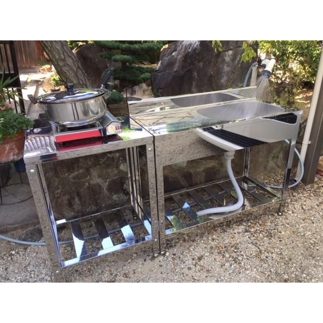 業務用 シンク 流し台 キッチン 排水トラップ ホース付 KN−900