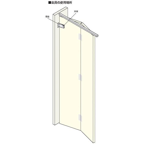 折戸用下部振止 アトム HD-342 DG色 (折戸+開き戸用) 返品不可 折戸用下部振止 アトム HD-342 DG色 (折戸+開き戸用) 返品不可