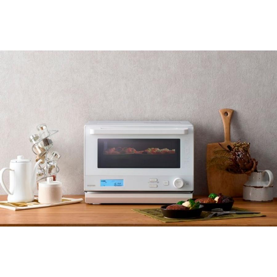 スチームオーブンレンジ 18L アイリスオーヤマ IRIS MO-F1808-CW