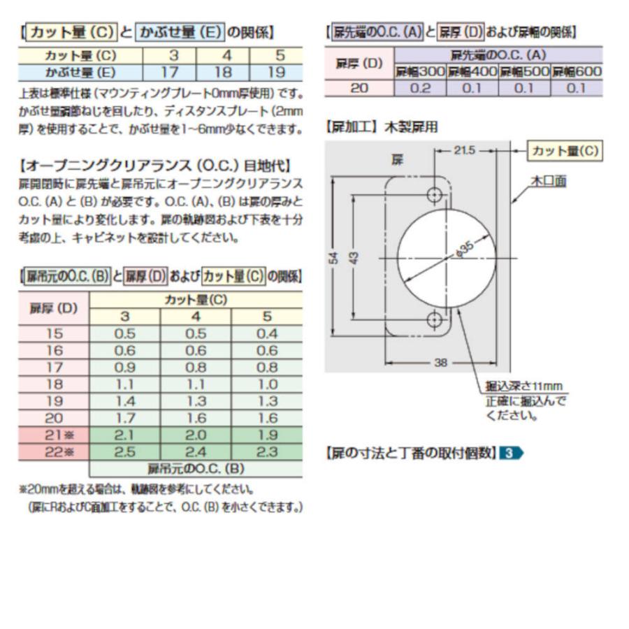 スライド丁番 スガツネ LAMP 100-C46/19 SUS304B ステンレス鋼製 