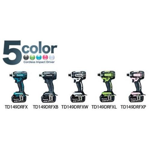 マキタ (純正品) バッテリ2個付・インパクトドライバ TD149DRFX 18V