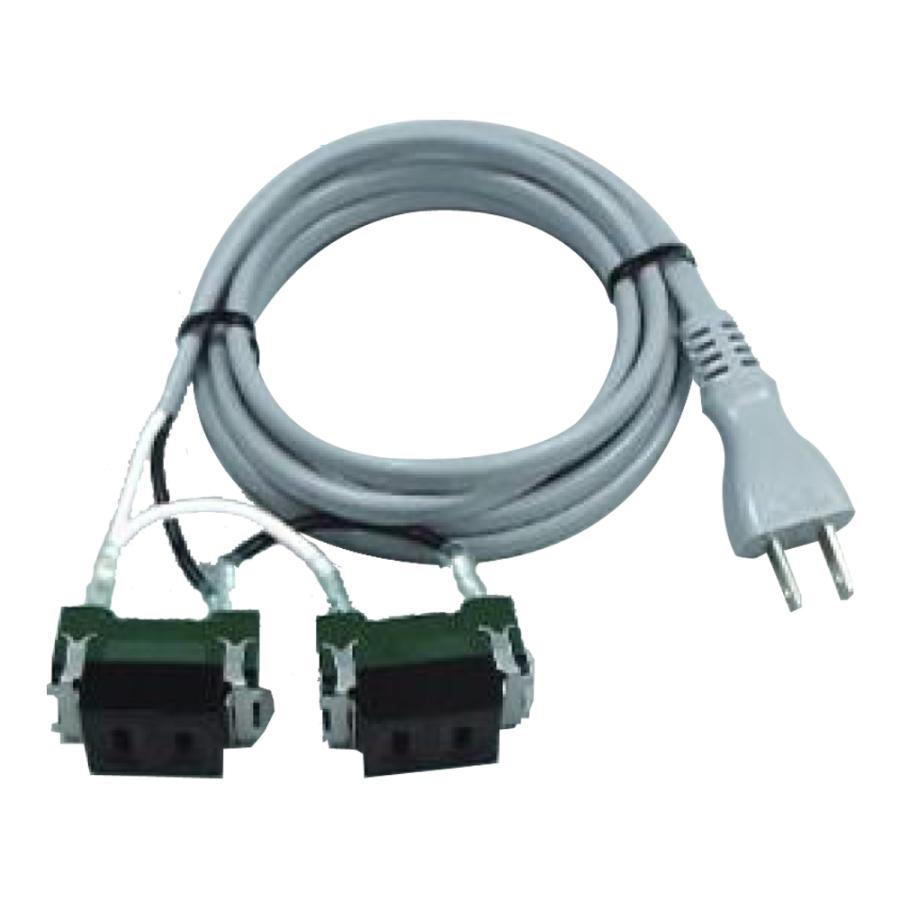 パーツ空箱+電源ケーブル+付属品 電源ケーブル 3ピン ミッキー型/クローバー型(7A/125V)アース線タイプ
