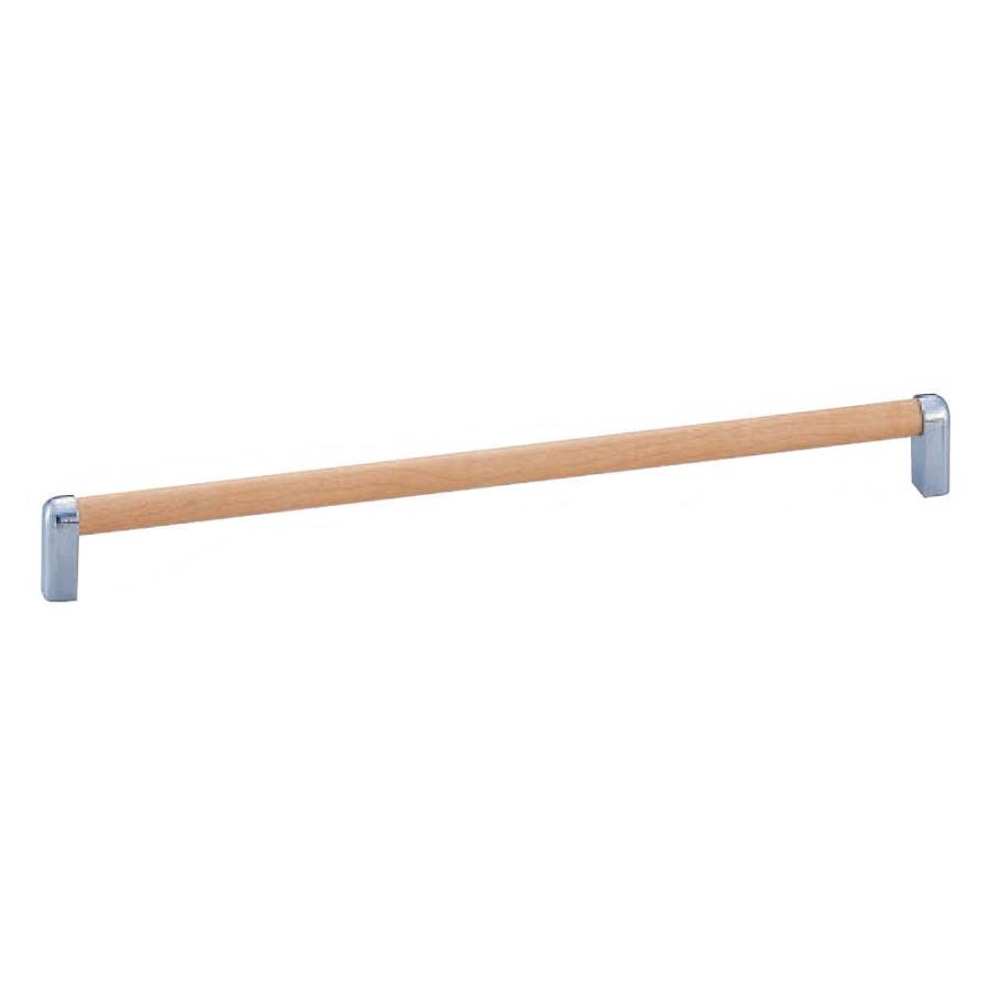 シロクマ HC-32 木目リバティーハンドル Lオーク・クローム 10本セット 木目リバティーハンドル 白熊 シロクマ HC-32 12φ 300mm ライトオーク