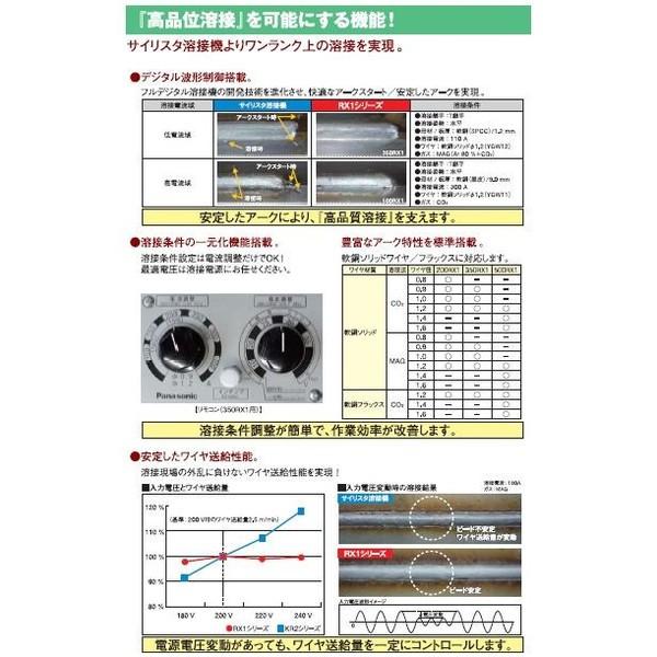 Panasonic 50000-149 半自動溶接機 YD-200RX1 インバータ制御 Panasonic 50000-149 半自動溶接機 YD-200RX1 インバータ制御