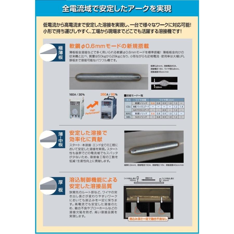 ダイヘン 50000-160 半自動溶接機 DM-350III 10m延長線付き ダイヘン 50000-160 半自動溶接機 DM-350III 10m延長線付き