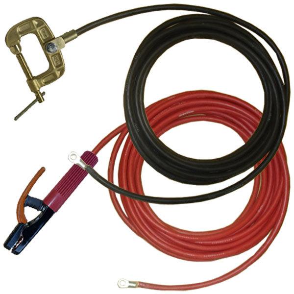 60000-808 22スケ ホルダー線(赤色10m)／アース線(黒色10m) 溶接用WCT  