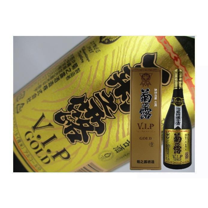 琉球泡盛 沖縄県 菊之露 V.I.Pゴールド 特選古酒 30度 720ml : 金二