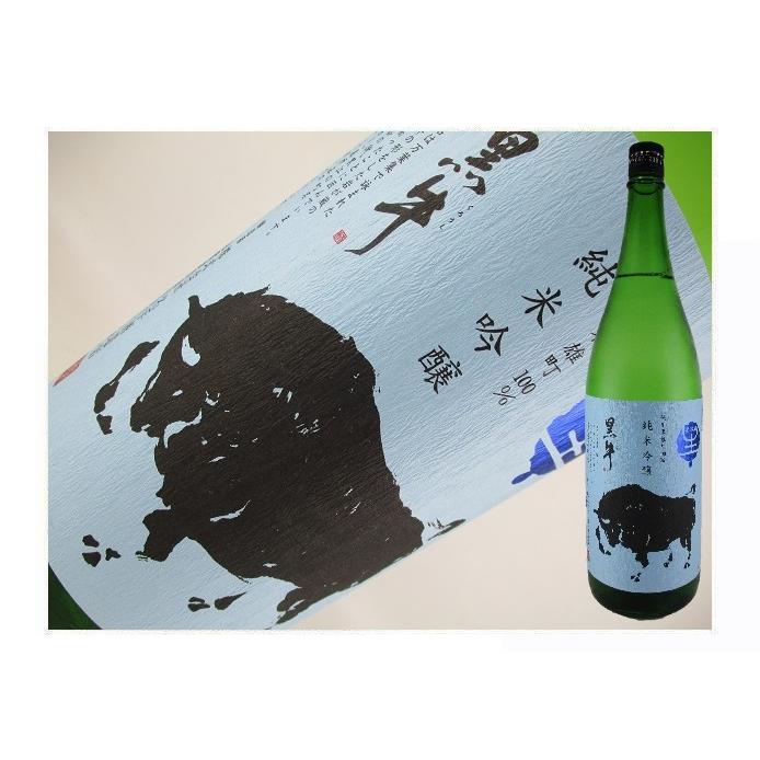 日本酒　和歌山県　黒牛　純米吟醸　雄町　生原酒　1.8L | 