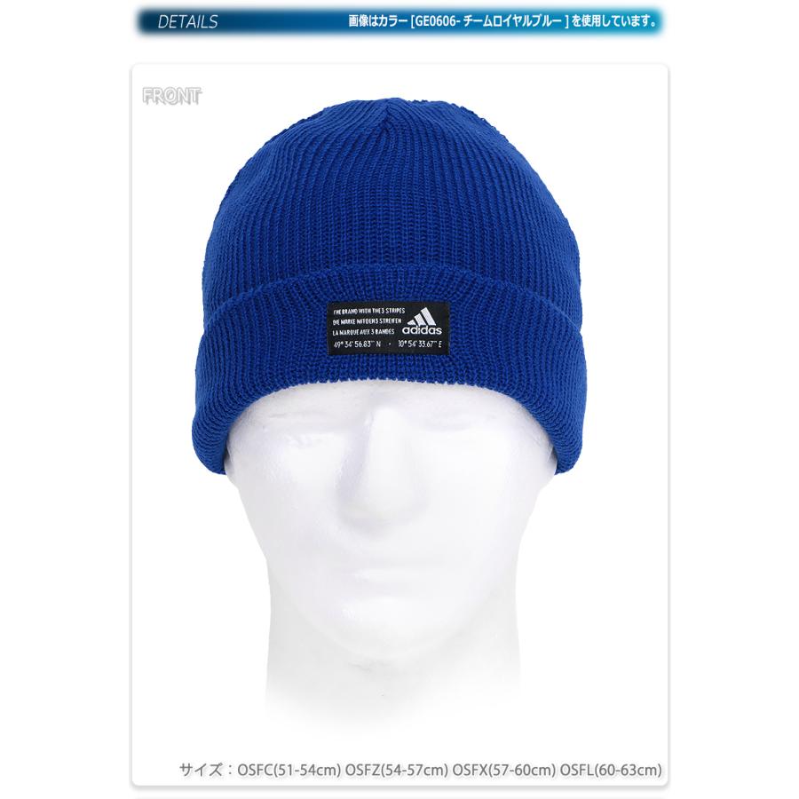 2点ぱー　00sアディダス　ニットキャップ　ビーニー　LLビーン adidas（アディダス） ニット帽 ビーニー 厚手 暖かい 無地 メンズ