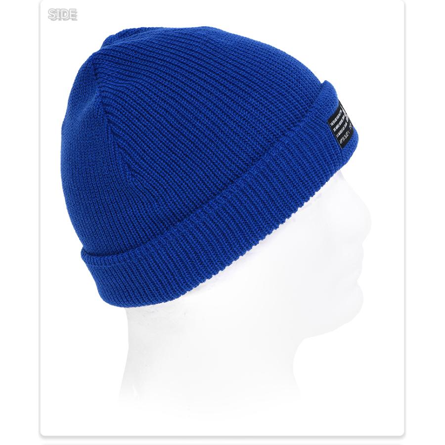 adidas（アディダス） ニット帽 ビーニー 厚手 暖かい 無地 メンズ