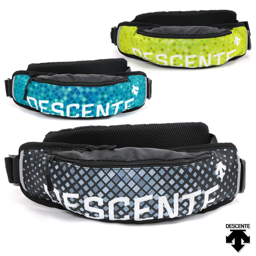 DESCENTE（デサント） ウエストバッグ 軽量 ヒップバッグ ランニング