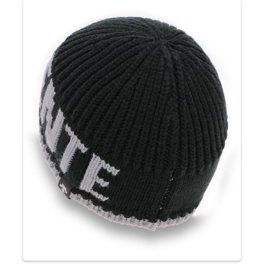 デサント☆ビジュー付きニットキャップ☆耳当て付き Amazon.co.jp