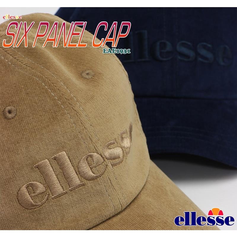ellesse（エレッセ） キャップ 帽子 大人 ロゴ 無地 綿 コットン