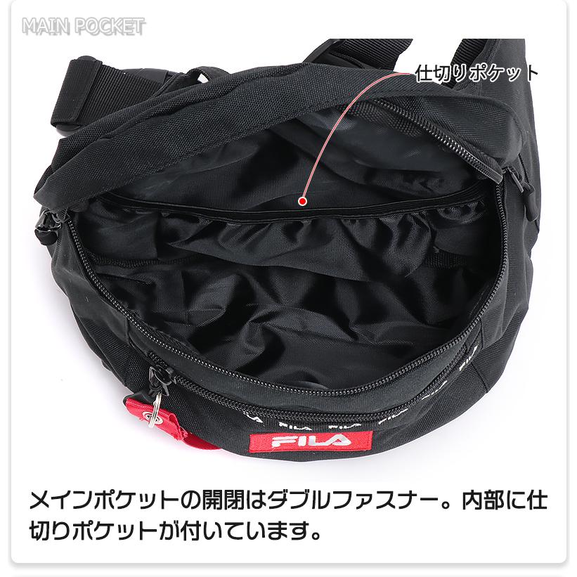 FILA（フィラ） ウエストバッグ ヒップバッグ ボディバッグ メンズ