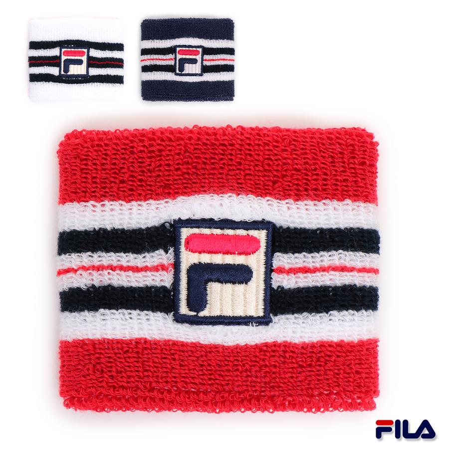 FILA（フィラ） リストバンド ショート 短め 1ピース 片手 厚手